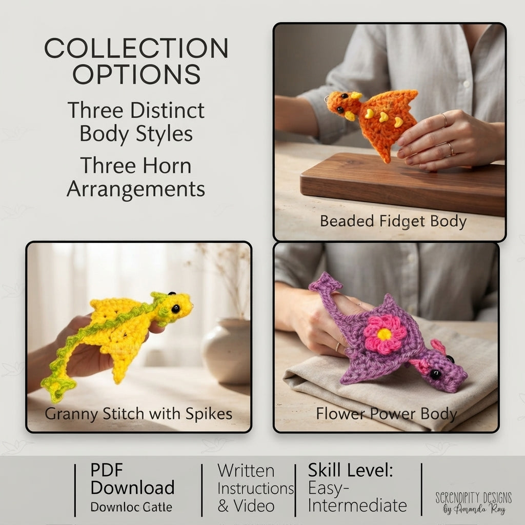 Adorable Bag Charm Keychain | Crochet Pattern PDF — Design 7