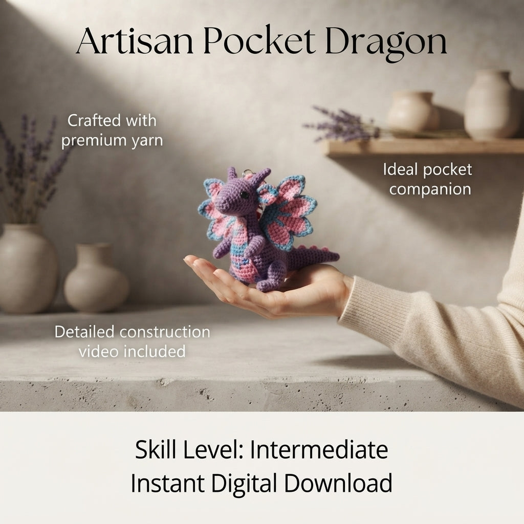 Adorable Bag Charm Keychain | Crochet Pattern PDF — Design 7