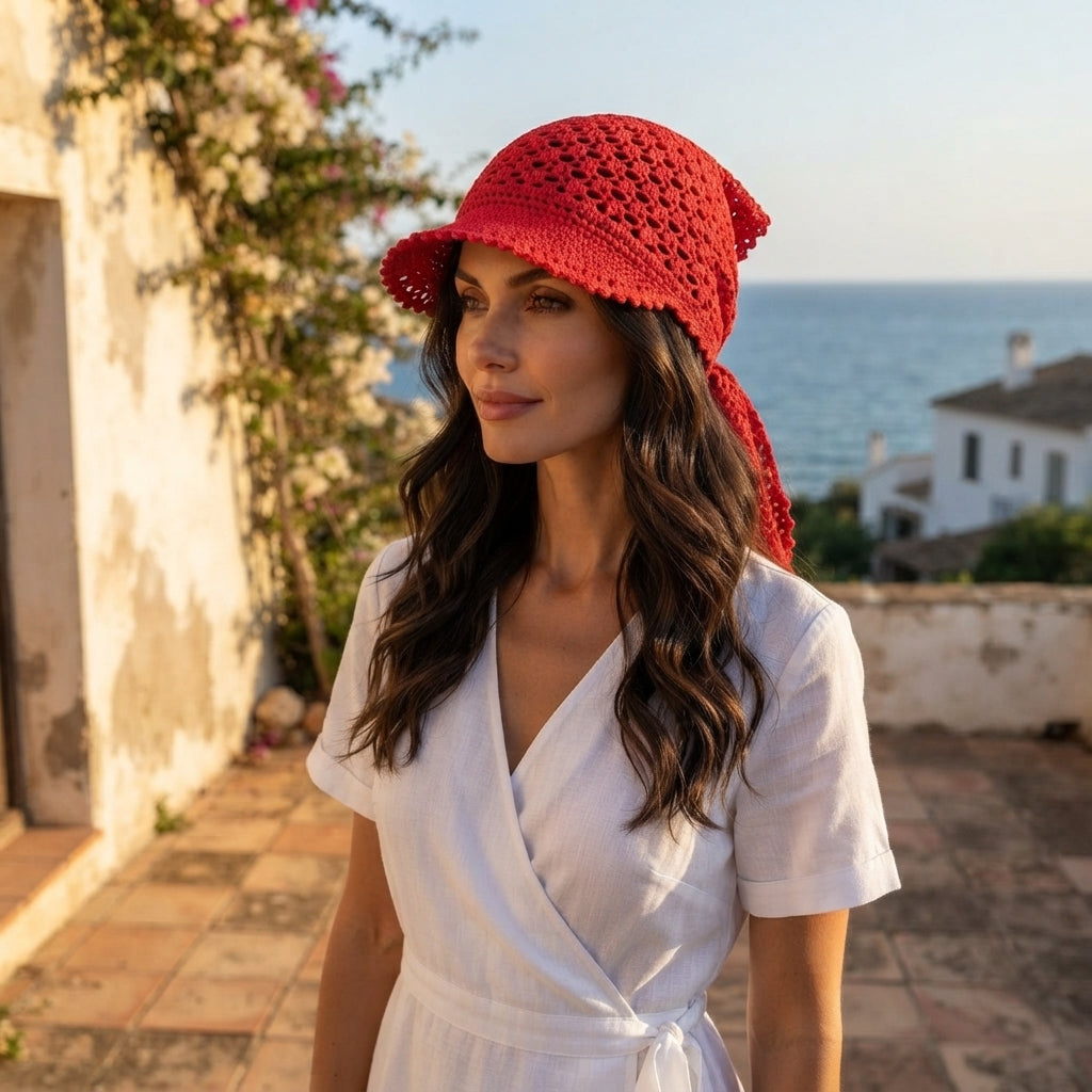 Graceful Sun Hat | Handmade Hat PDF — Design 4