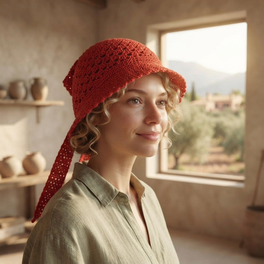 Graceful Sun Hat | Handmade Hat PDF — Design 4
