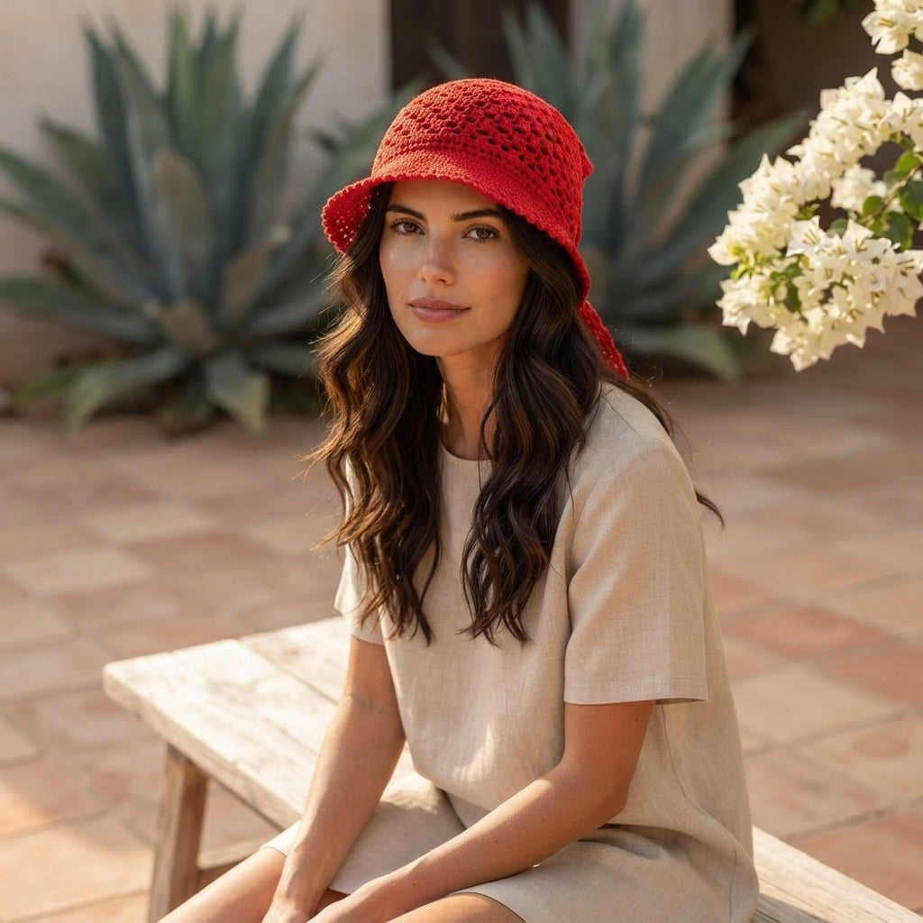 Graceful Sun Hat | Handmade Hat PDF — Design 4