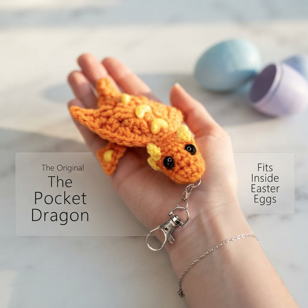 Adorable Bag Charm Keychain | Crochet Pattern PDF — Design 7