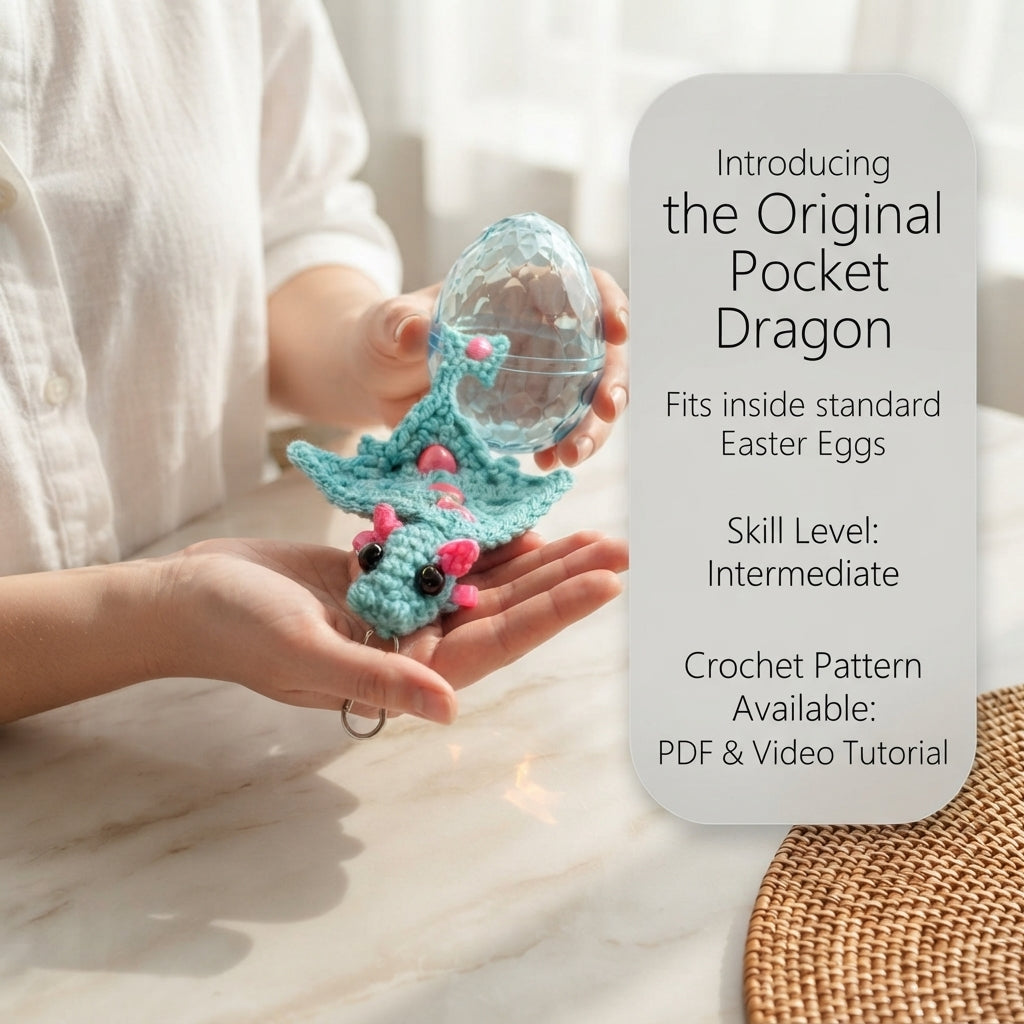 Adorable Bag Charm Keychain | Crochet Pattern PDF — Design 7