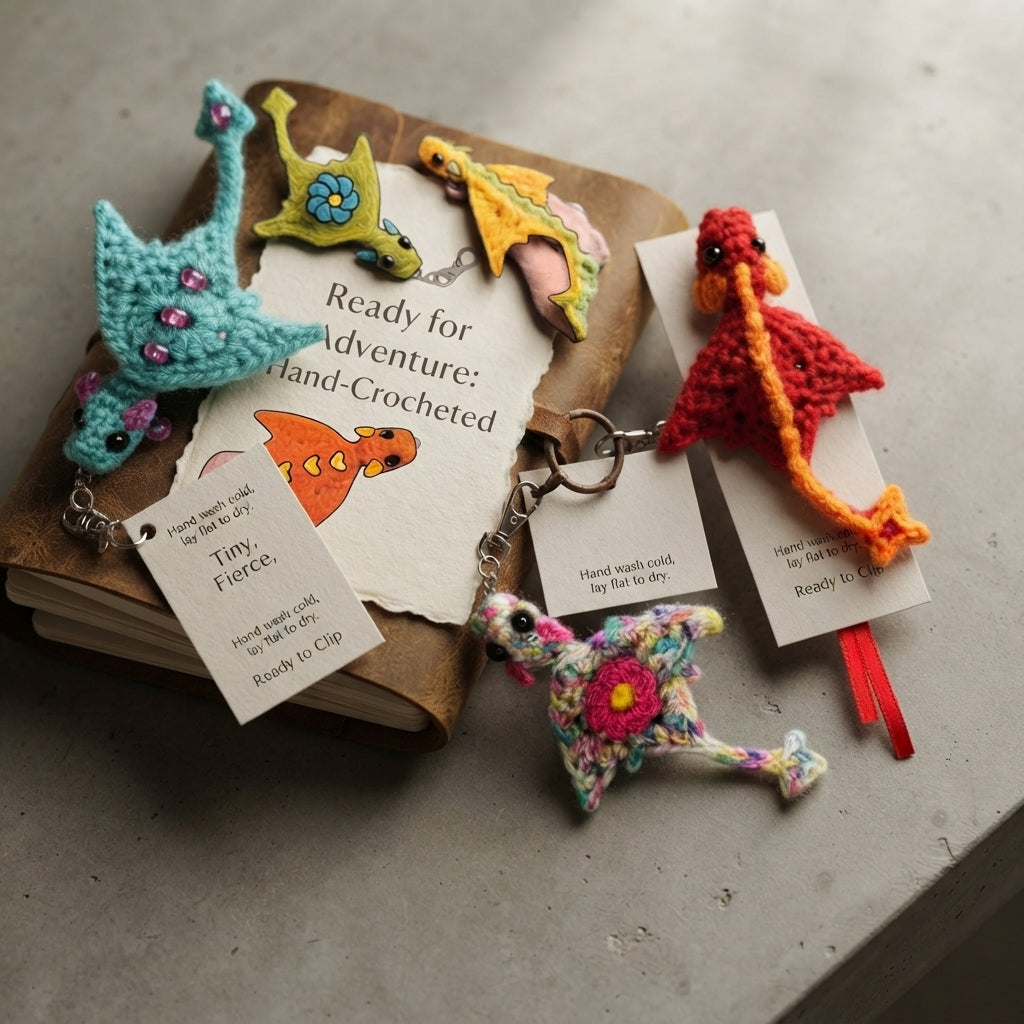 Adorable Bag Charm Keychain | Crochet Pattern PDF — Design 7