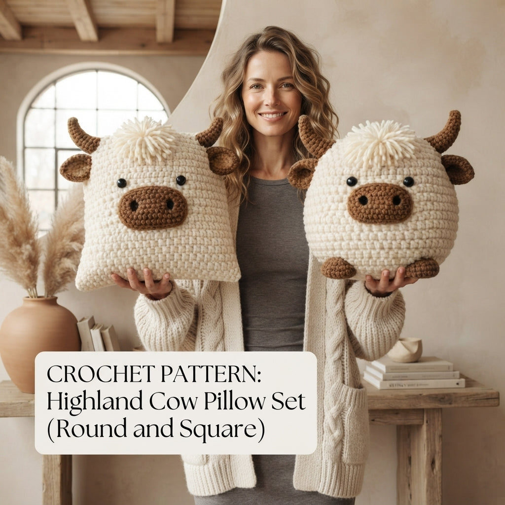 Cuddly Cow Buddy V2 | Crochet Pattern PDF