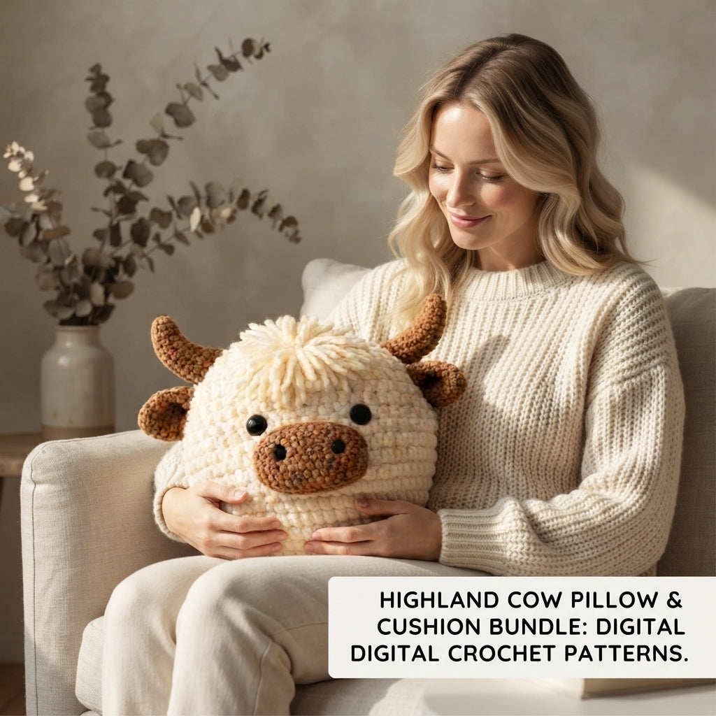 Cuddly Cow Buddy V2 | Crochet Pattern PDF