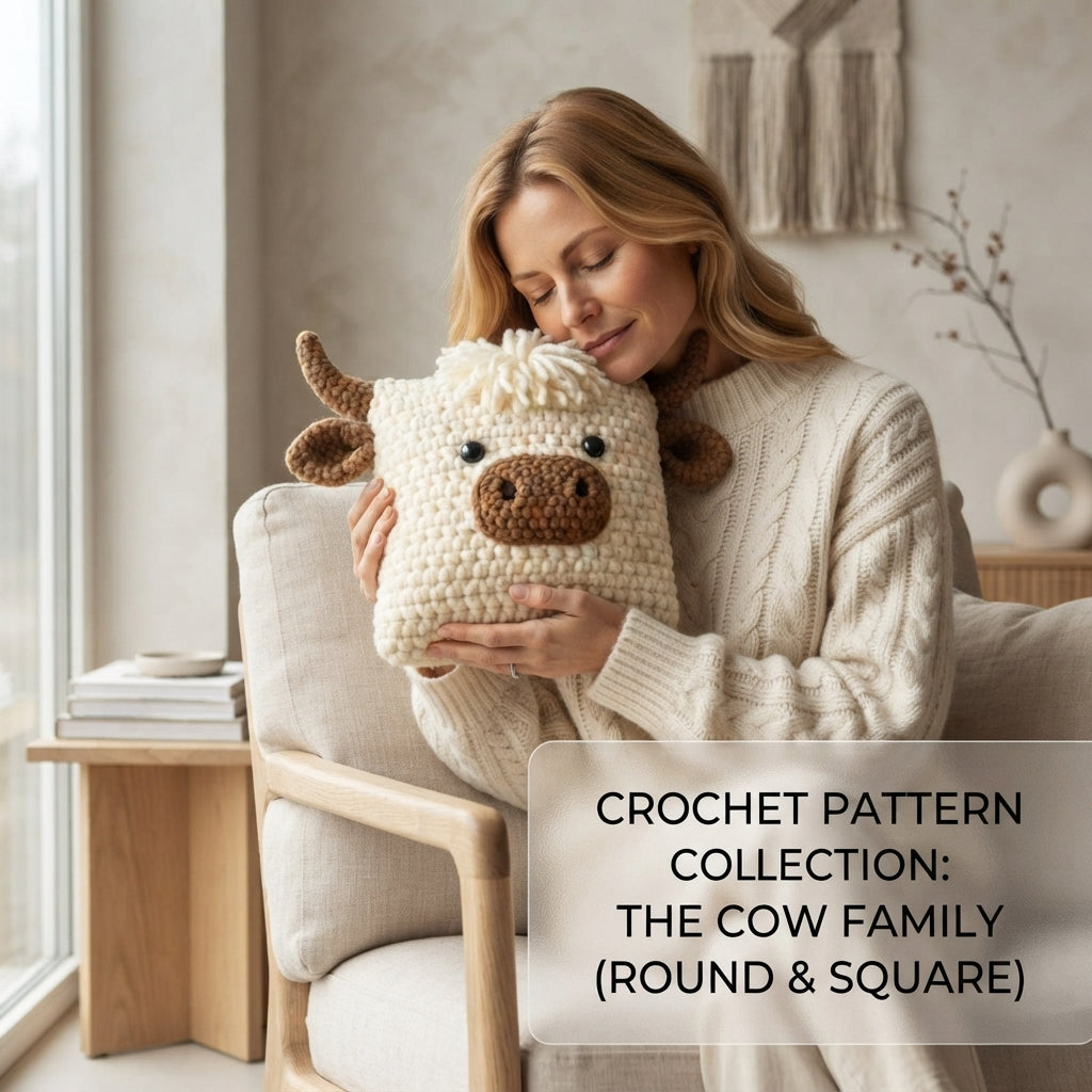Cuddly Cow Buddy V2 | Crochet Pattern PDF
