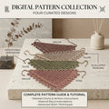 Boho Floral Headscarf | Crochet Pattern PDF