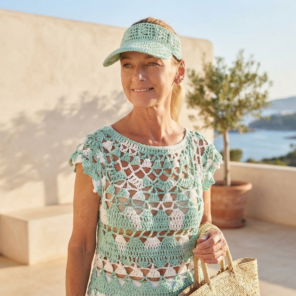Elegant Summer Hat | Crochet Pattern PDF — Design 6