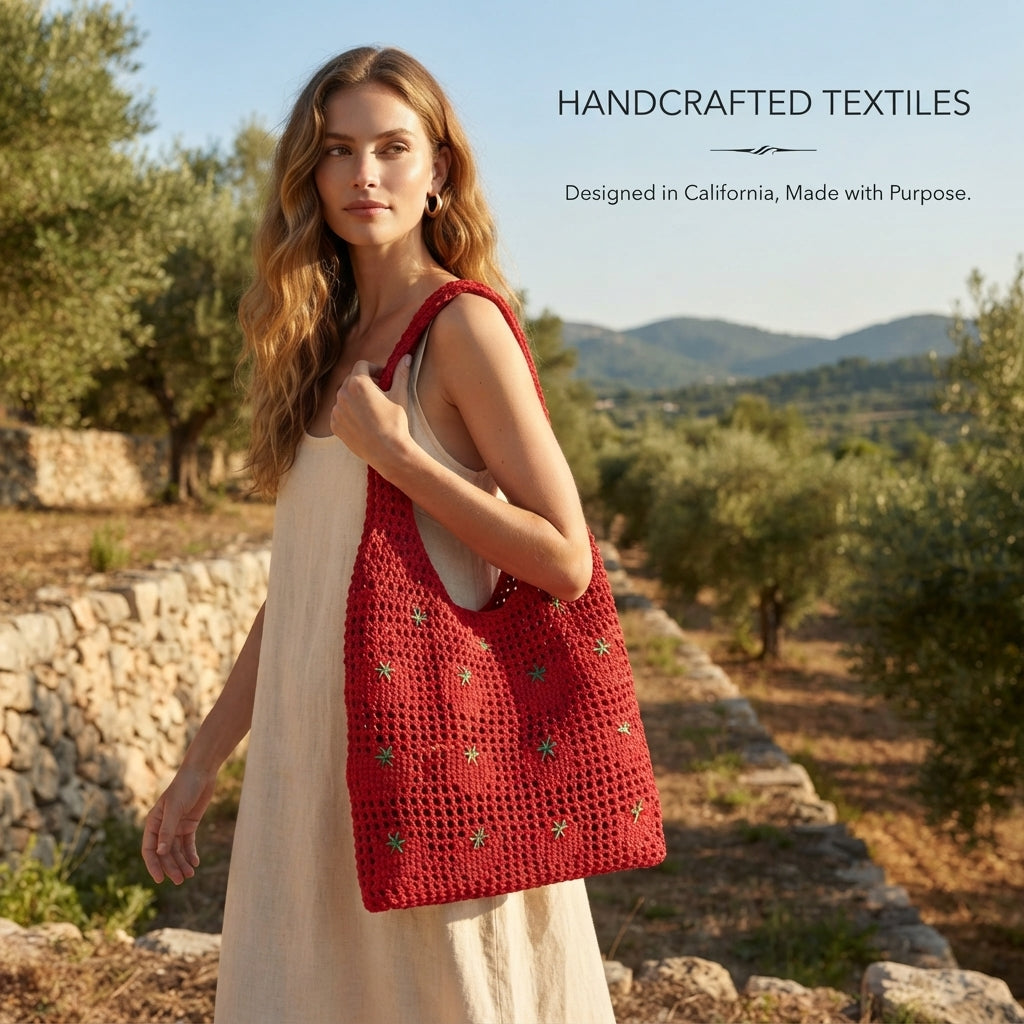Tomatote Tomato Tote | Crochet Pattern PDF