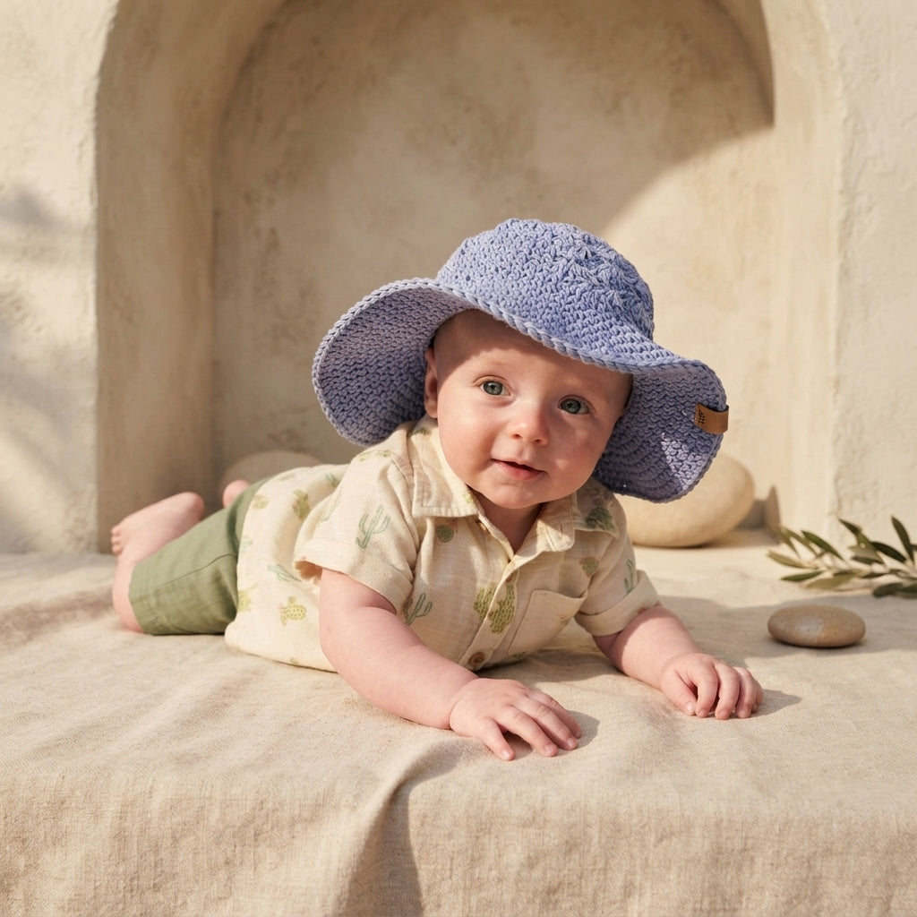 Modern Summer Hat | Crochet Hat Pattern PDF