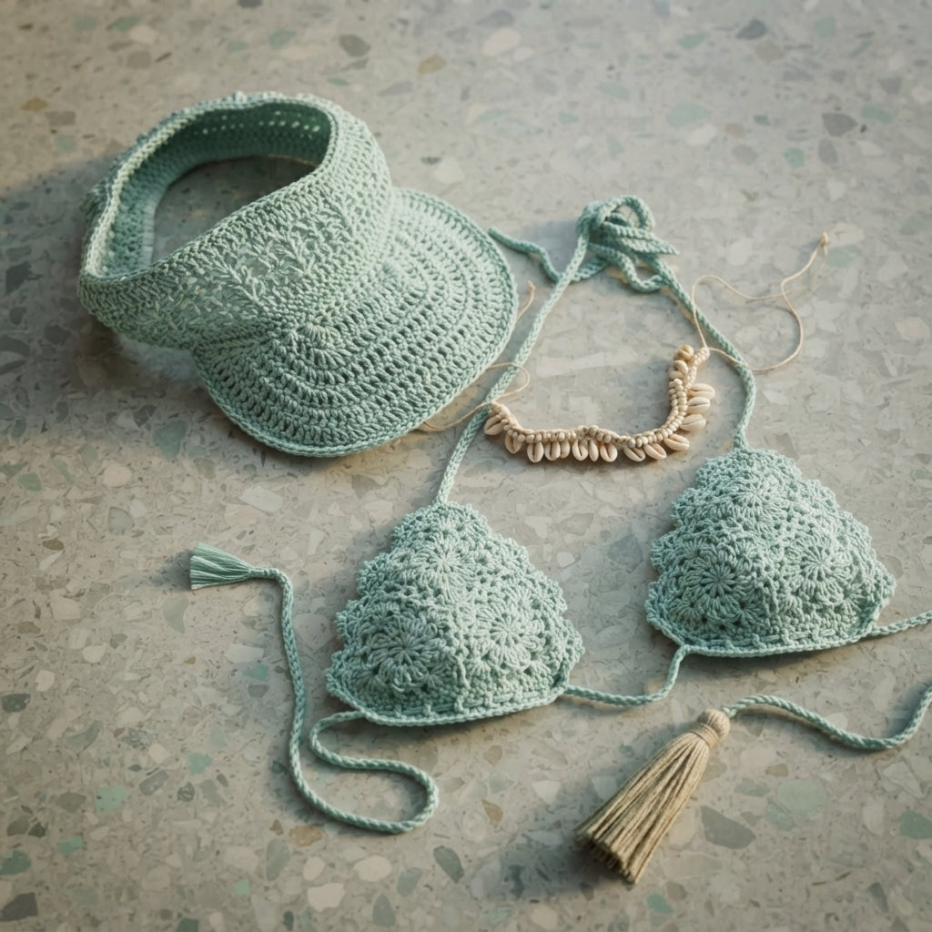 Elegant Summer Hat | Crochet Pattern PDF — Design 6