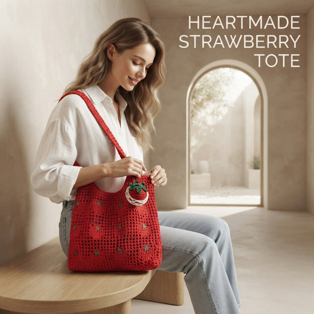 Tomatote Tomato Tote | Crochet Pattern PDF