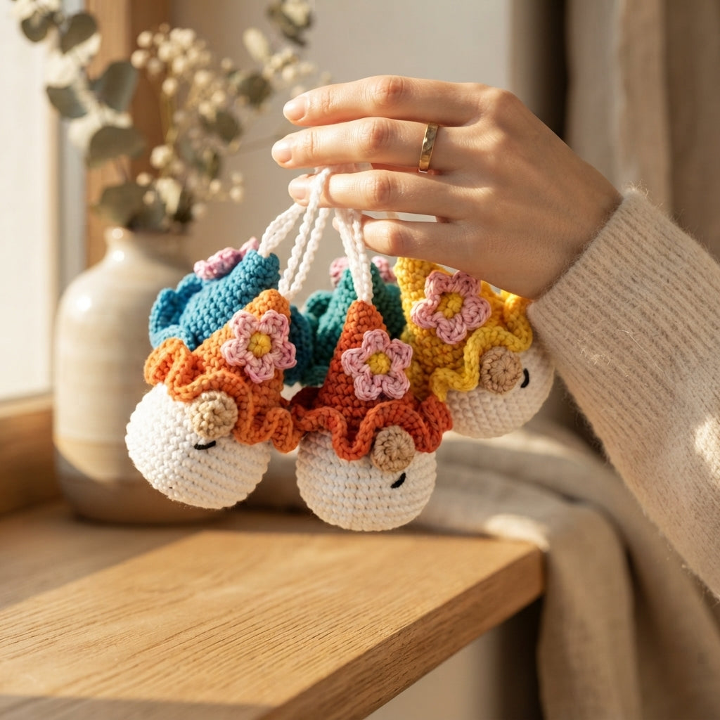 Cute Keychain Keyring | Amigurumi PDF Guide — Design 8