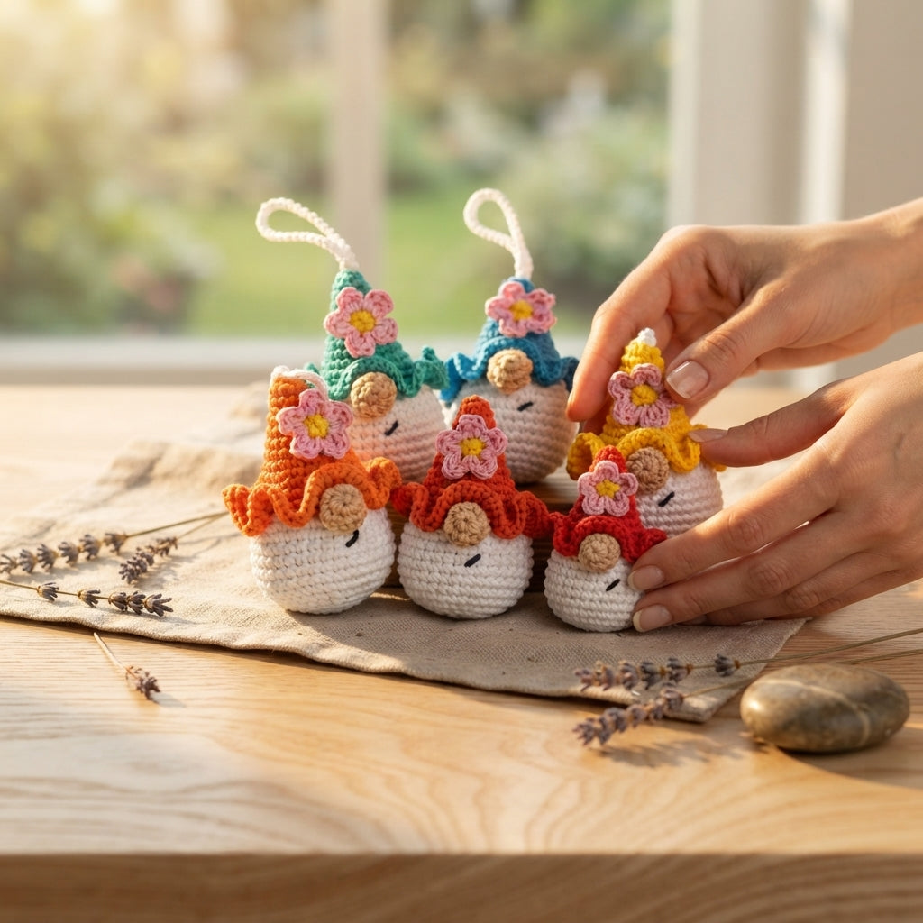 Cute Keychain Keyring | Amigurumi PDF Guide — Design 8