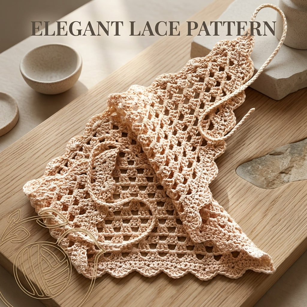 Scallop Edge Granny Stitch Headwrap | Crochet Pattern PDF