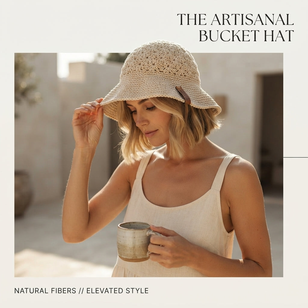 Modern Summer Hat | Crochet Hat Pattern PDF