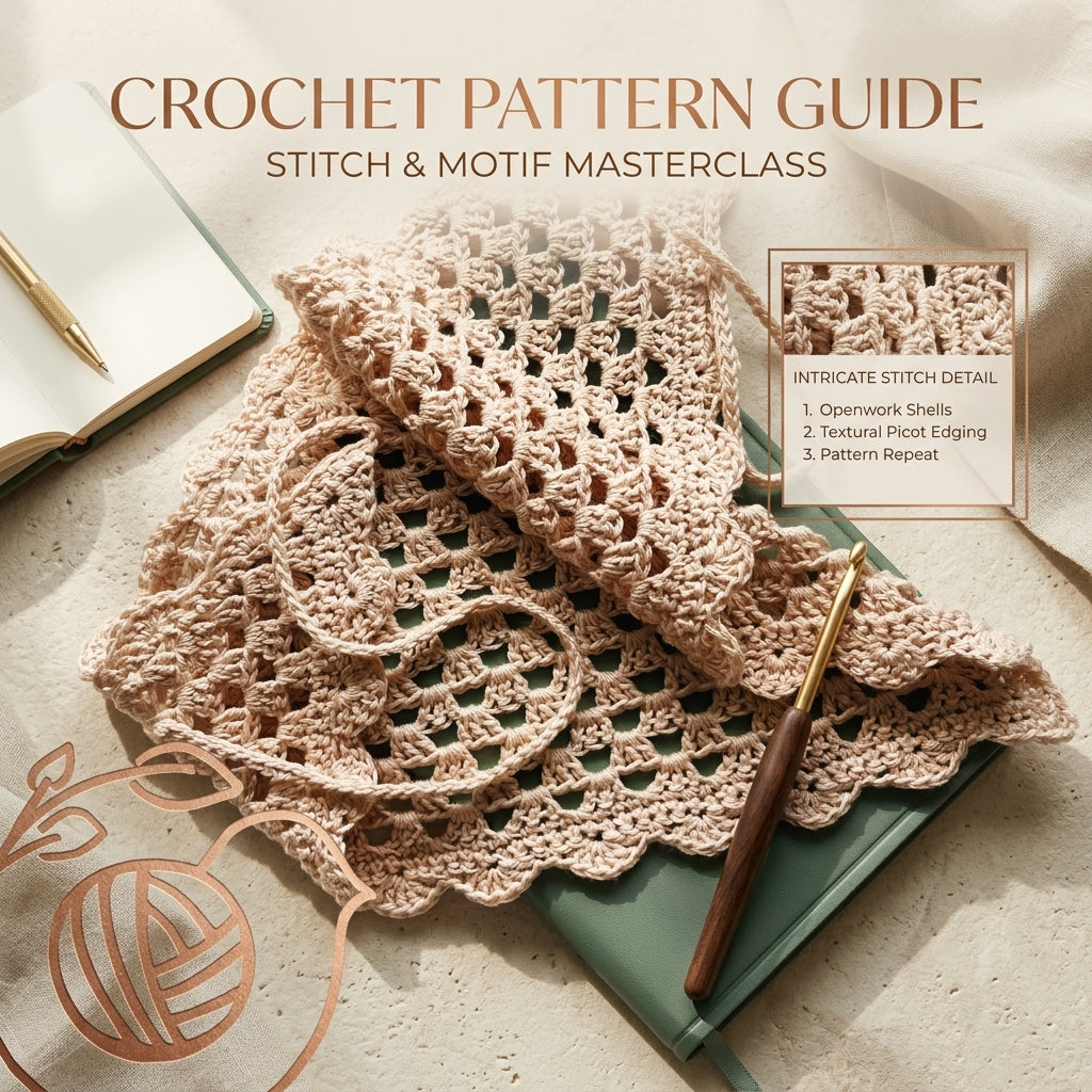 Scallop Edge Granny Stitch Headwrap | Crochet Pattern PDF