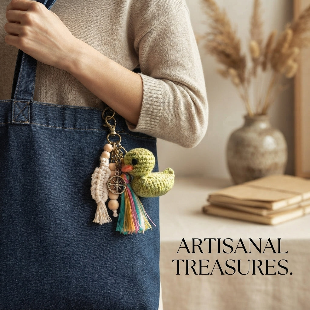 Tiny Bag Charm Charm | Crochet Pattern Download — Design 6