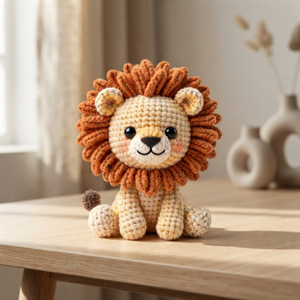 Handmade Amigurumi Lion | Crochet PDF Pattern