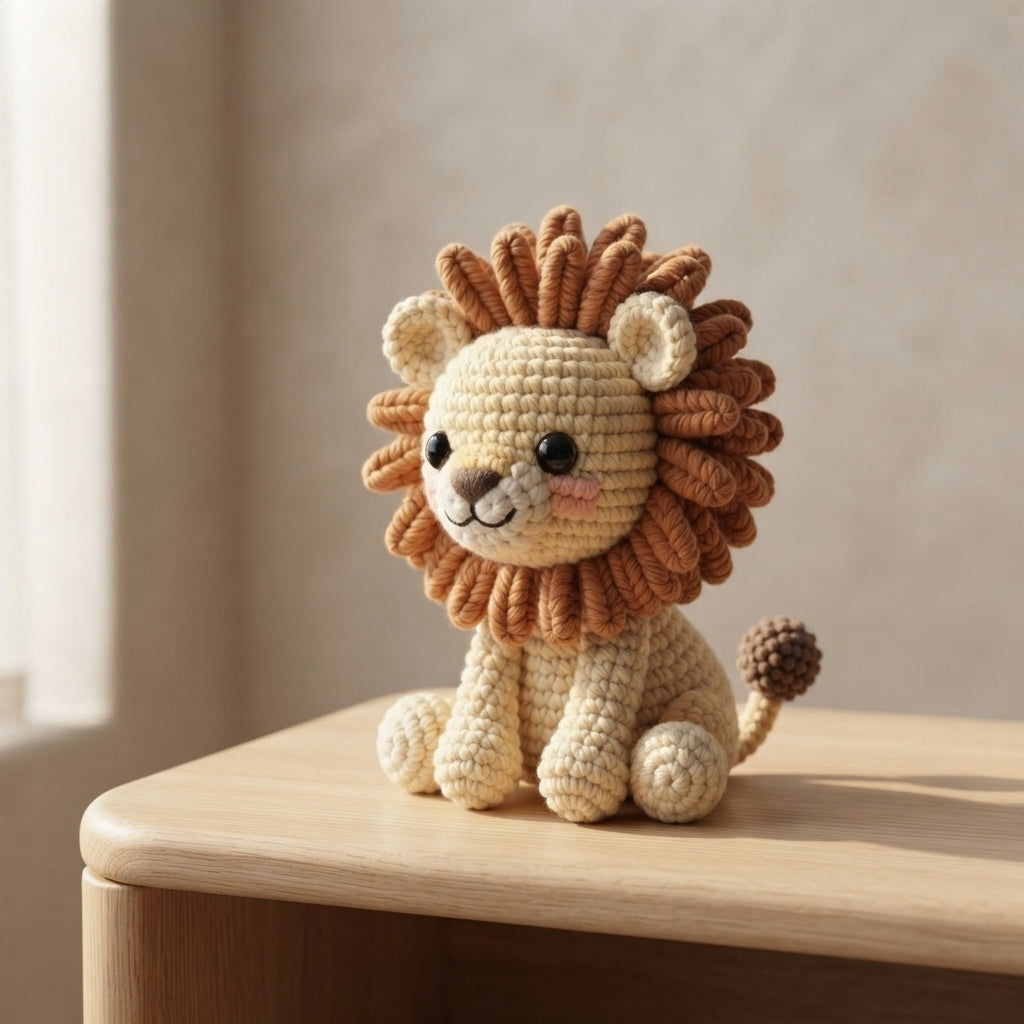 Handmade Amigurumi Lion | Crochet PDF Pattern