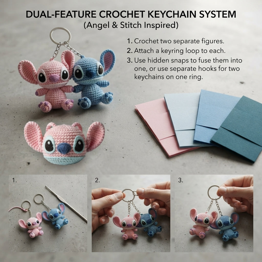 Lovely Keychain Accessory | Crochet PDF Pattern — Design 10