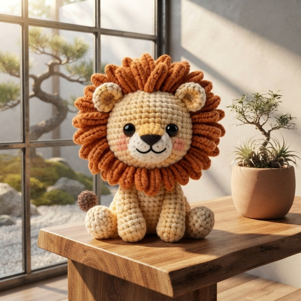 Handmade Amigurumi Lion | Crochet PDF Pattern