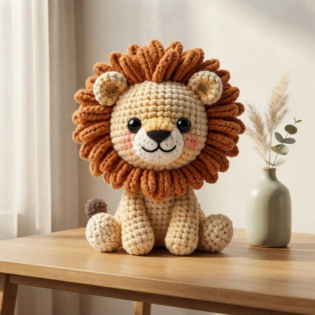 Handmade Amigurumi Lion | Crochet PDF Pattern