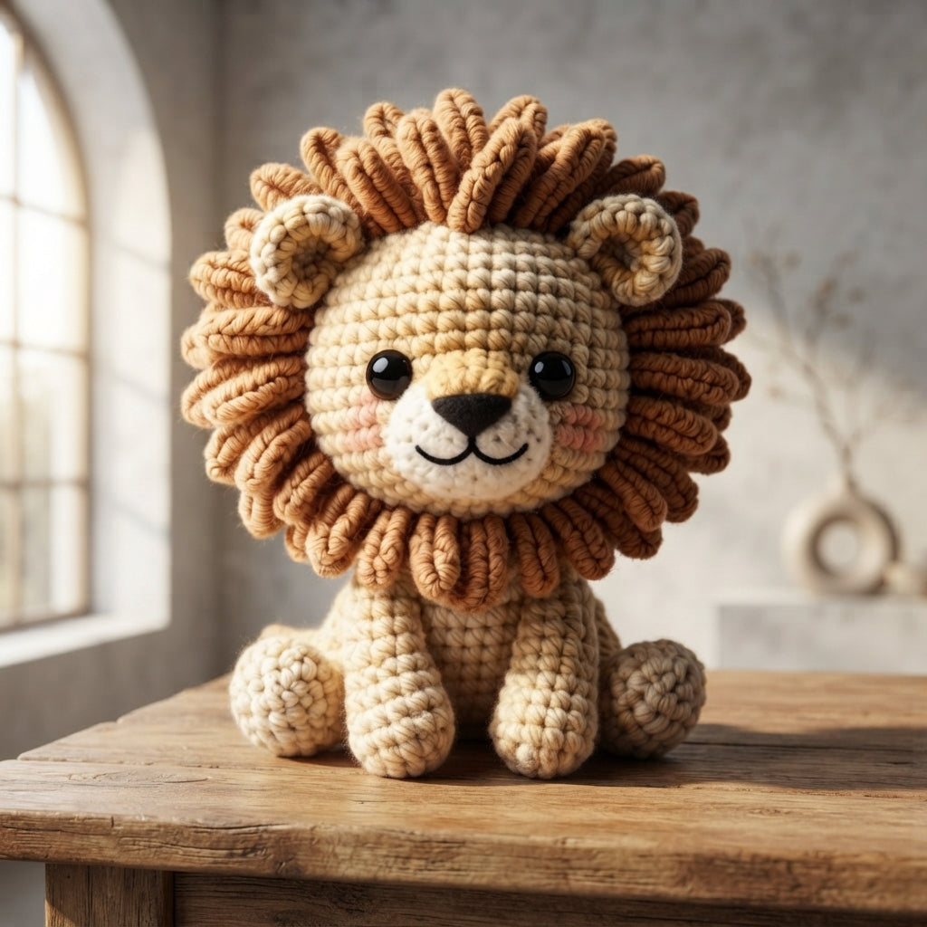 Handmade Amigurumi Lion | Crochet PDF Pattern