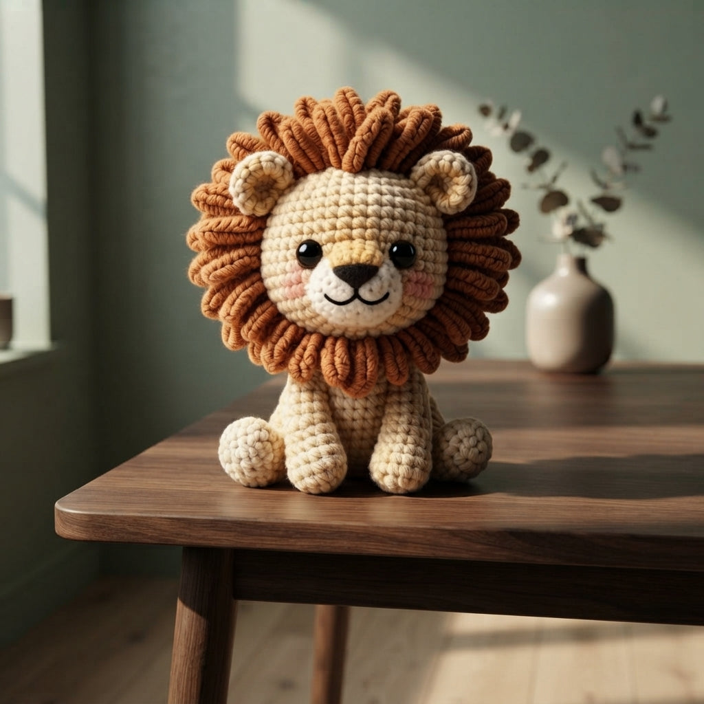 Handmade Amigurumi Lion | Crochet PDF Pattern