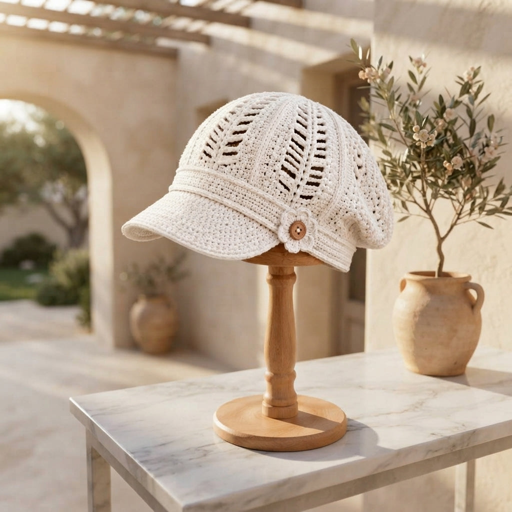 Breezy Summer Hat | Summer Crochet Pattern — Design 3