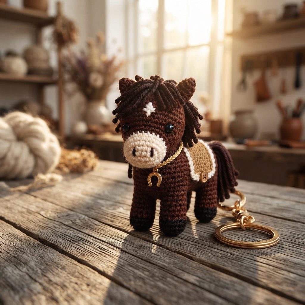 Pretty Keychain Charm | Handmade Crochet Pattern — Design 6