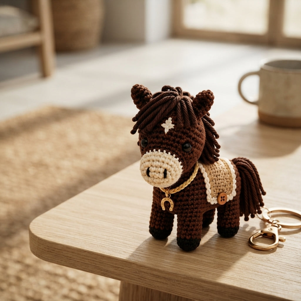 Pretty Keychain Charm | Handmade Crochet Pattern — Design 6