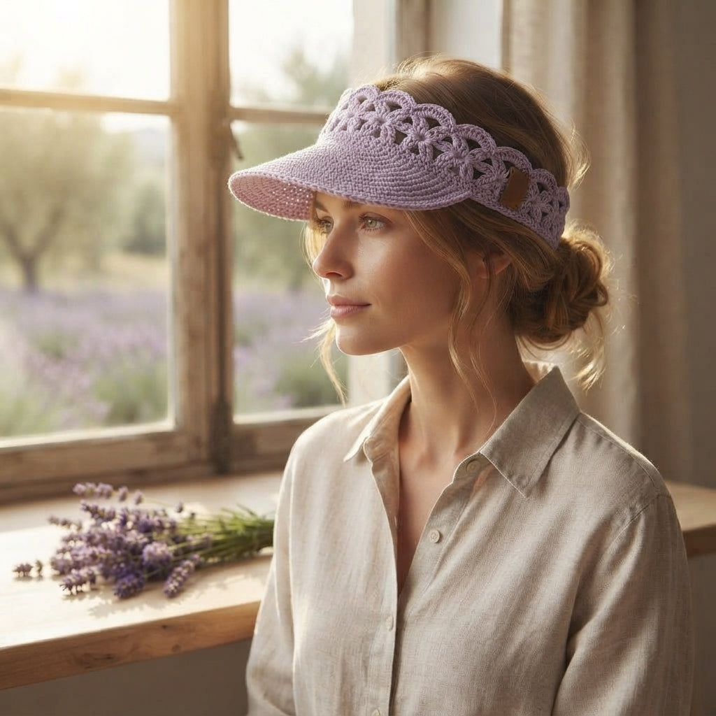 Trendy Sun Visor | Crochet Visor Pattern — Design 2