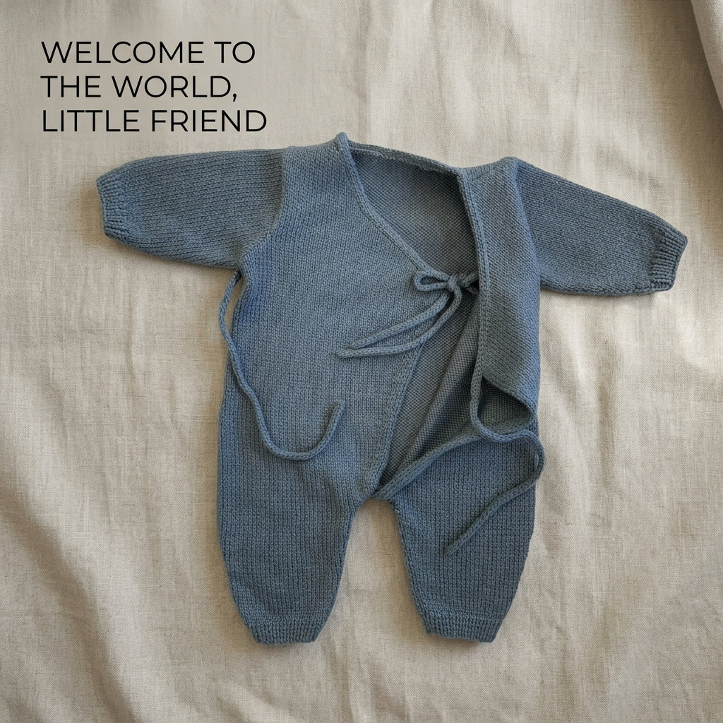 Knitting Wool Kimono Baby Crochet Pattern | Crochet Pattern PDF