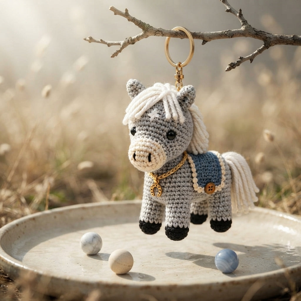 Pretty Keychain Charm | Handmade Crochet Pattern — Design 6