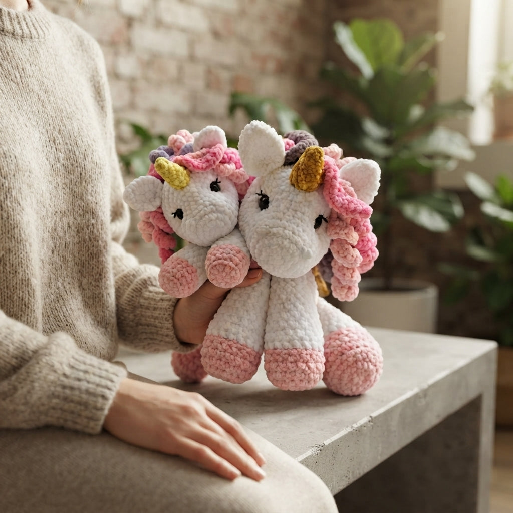 Charming Unicorn Companion | Crochet Pattern PDF