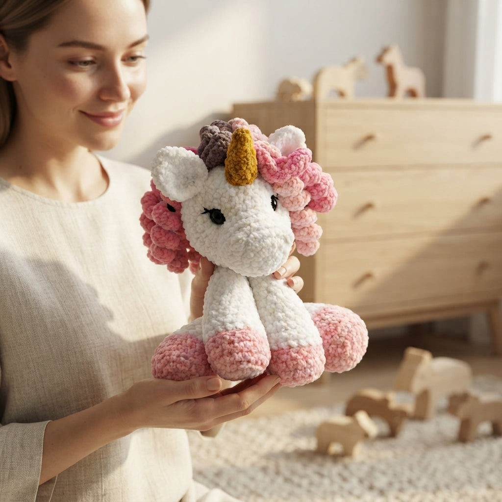 Charming Unicorn Companion | Crochet Pattern PDF