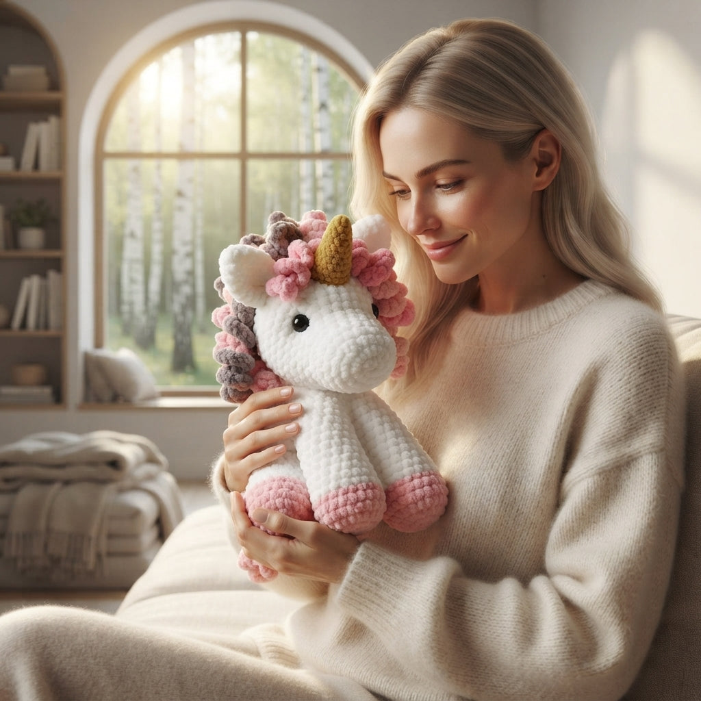 Charming Unicorn Companion | Crochet Pattern PDF