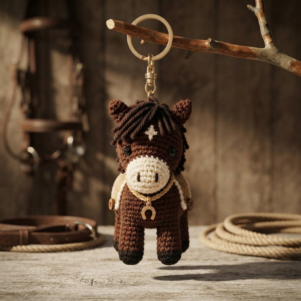 Pretty Keychain Charm | Handmade Crochet Pattern — Design 6