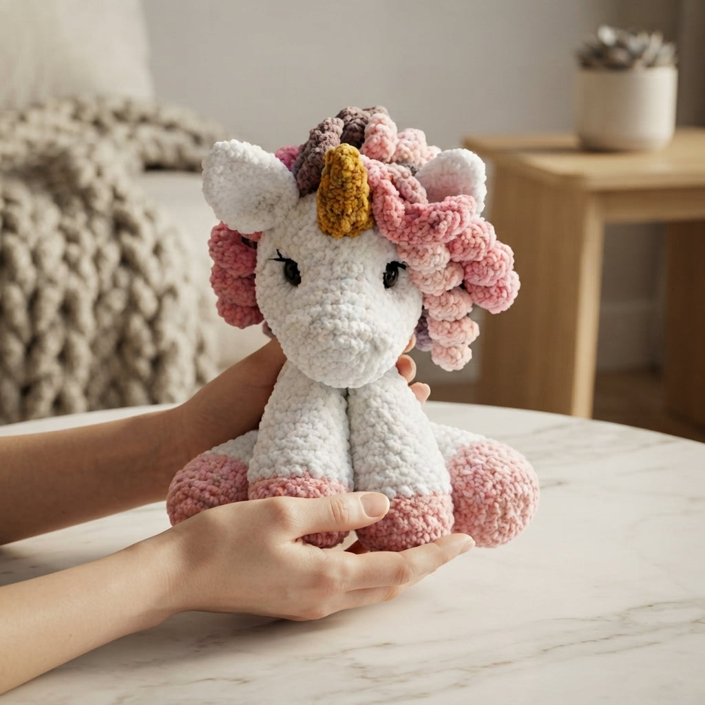 Charming Unicorn Companion | Crochet Pattern PDF