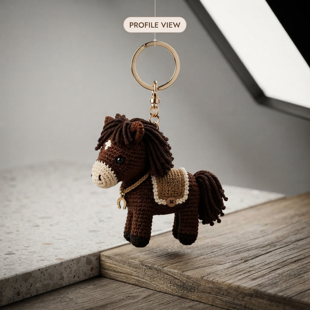 Pretty Keychain Charm | Handmade Crochet Pattern — Design 6