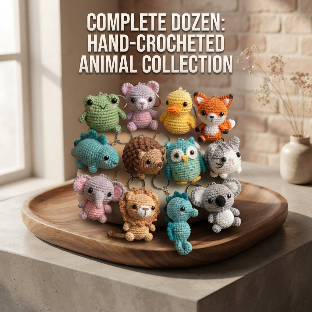 Premium 100+ Mini Charms | Amigurumi Pattern Pack — Design 3