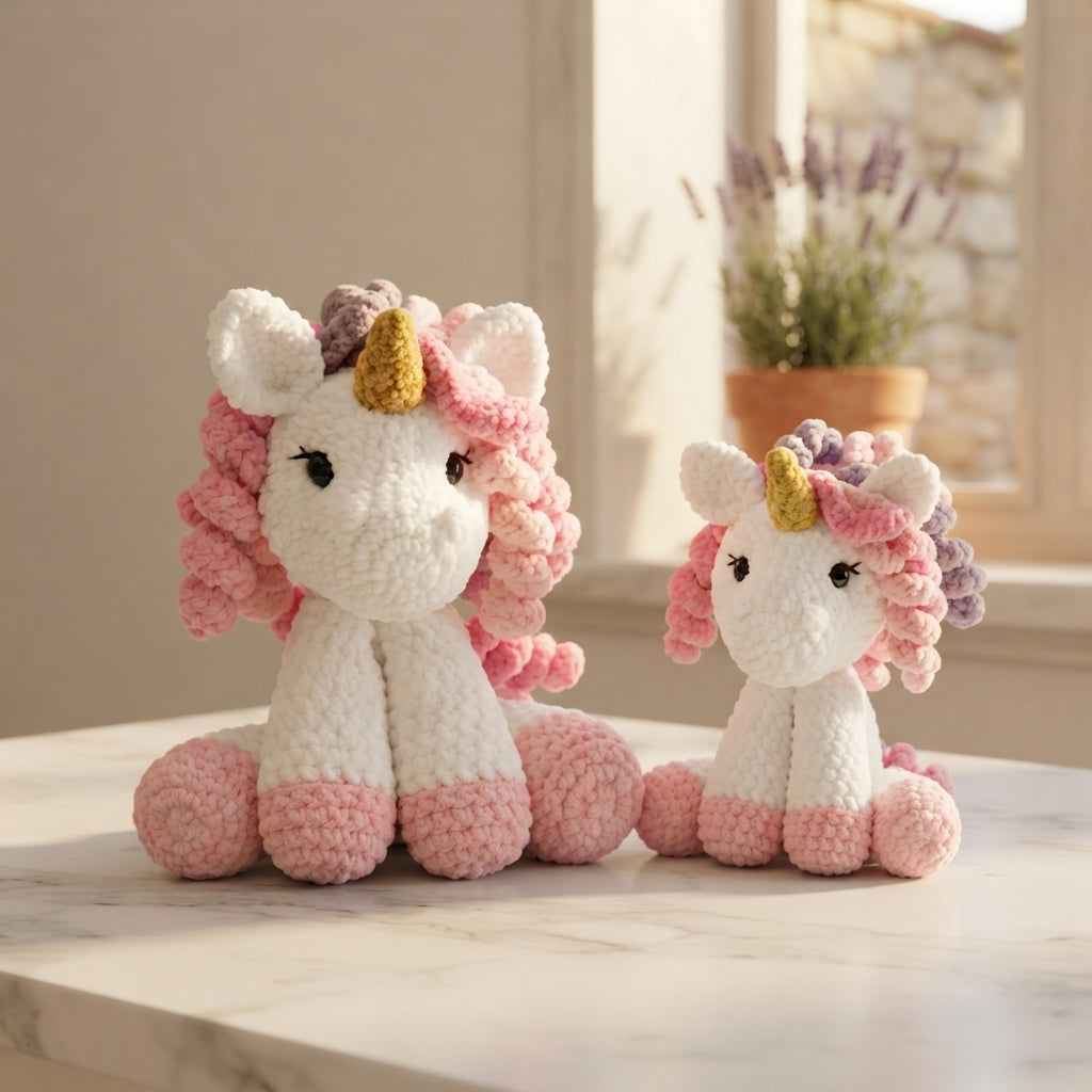 Charming Unicorn Companion | Crochet Pattern PDF