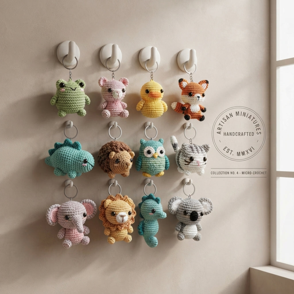Premium 100+ Mini Charms | Amigurumi Pattern Pack — Design 3