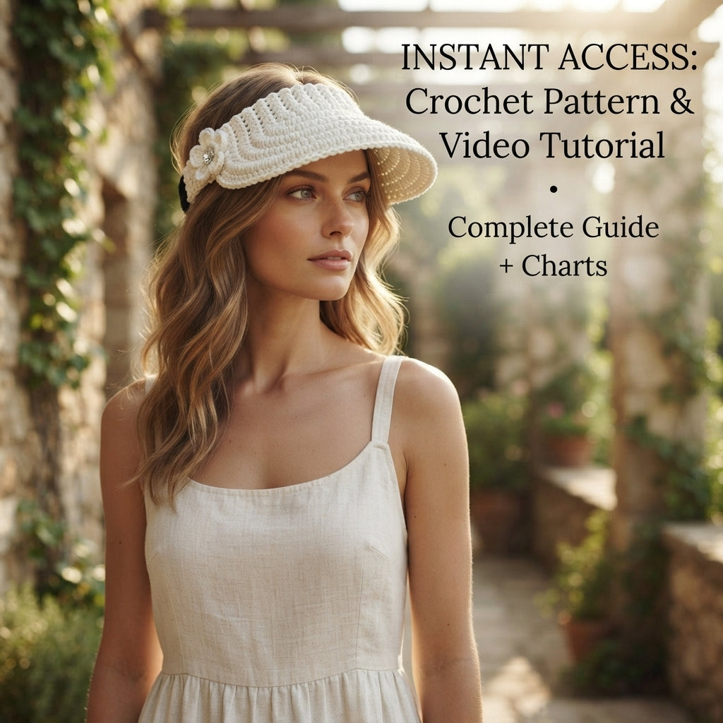 Lovely Sun Hat | Crochet Beach Hat Pattern — Design 6
