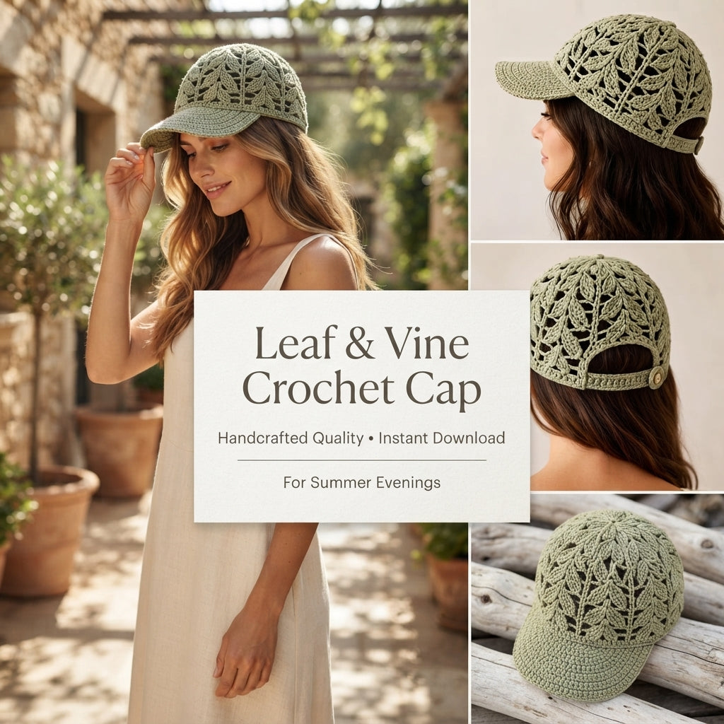 Classic Visor | Crochet Pattern Download — Design 3