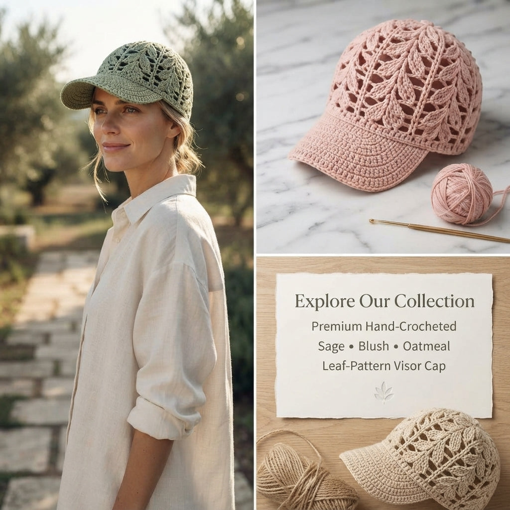 Classic Visor | Crochet Pattern Download — Design 3