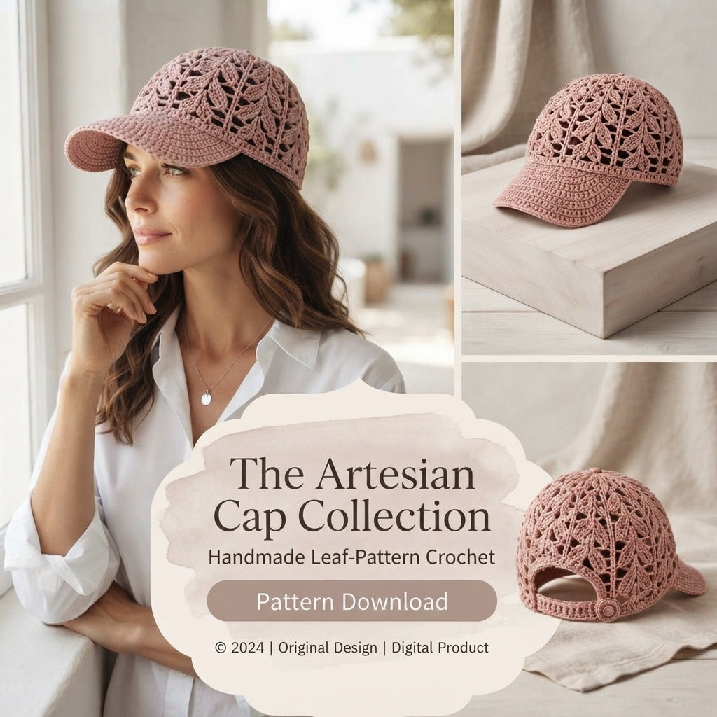 Classic Visor | Crochet Pattern Download — Design 3