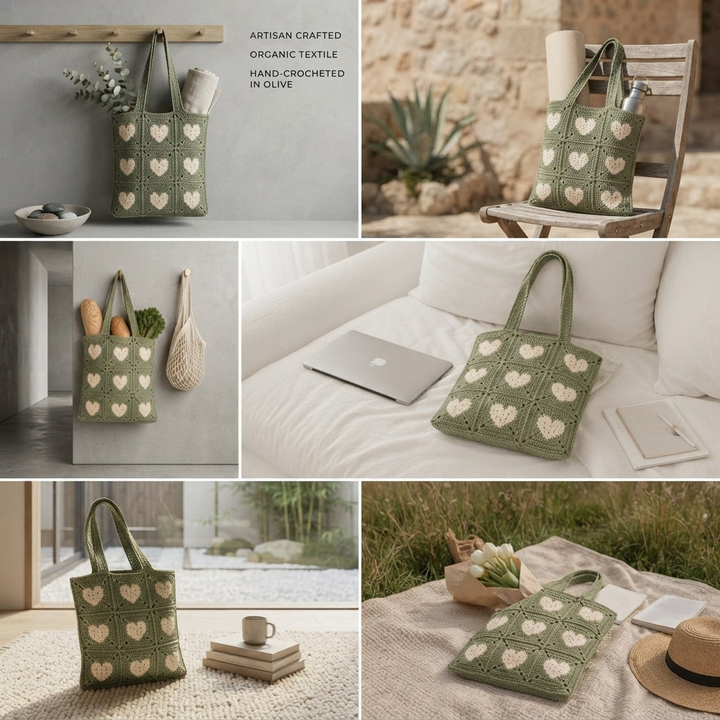 Granny Square Granny Square Tote V9 | Crochet Pattern PDF